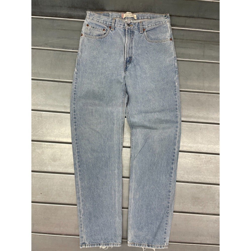 Vintage Levis 550 Jeans Mens 32x35 Blue Light Wash Denim Relaxed Fit 100% Cotton